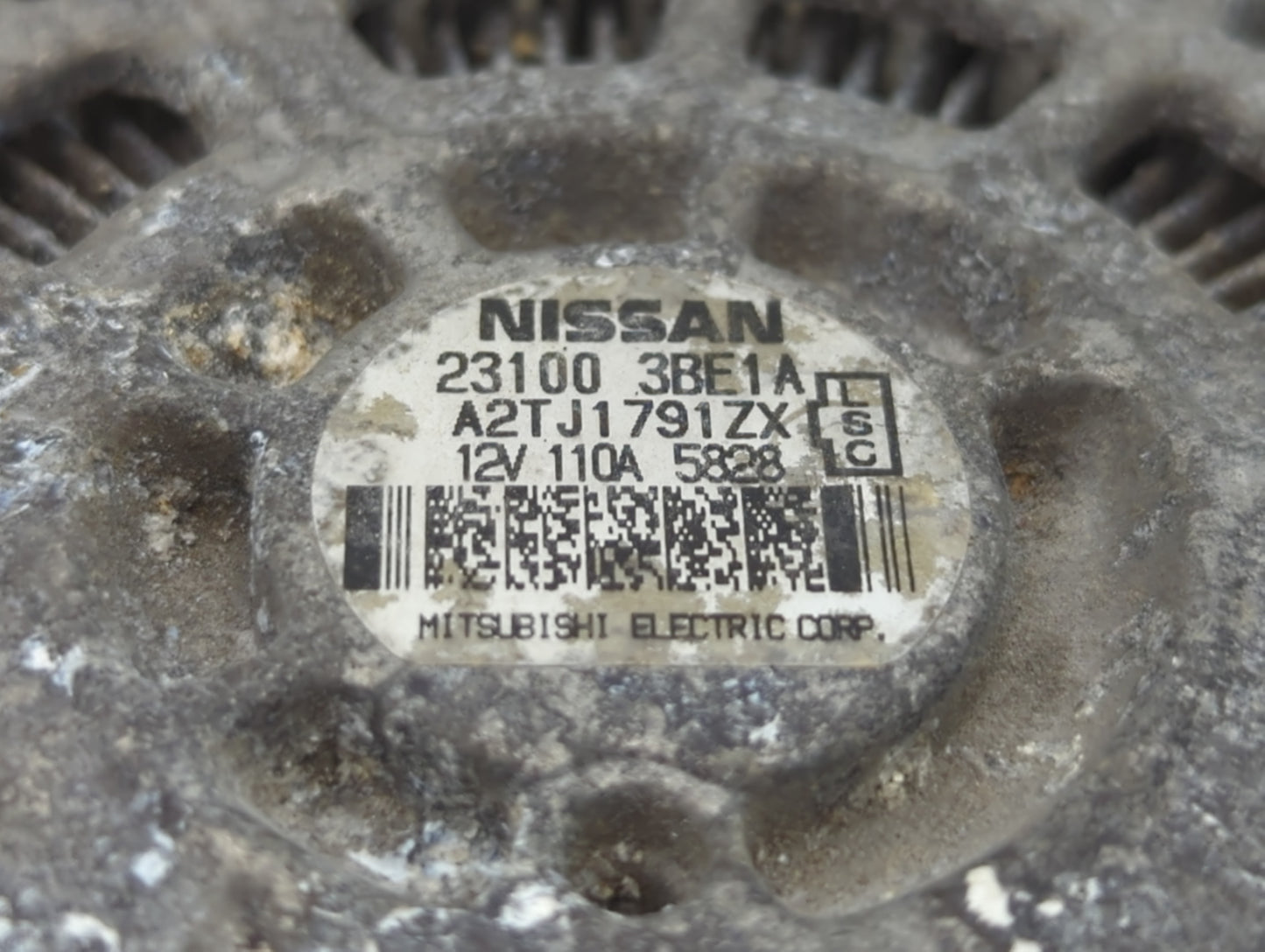 2012-2019 Nissan Versa Alternator Replacement Generator Charging Assembly Engine OEM P/N:A2TJ1791ZX 23100 3BE1A Fits OEM Use