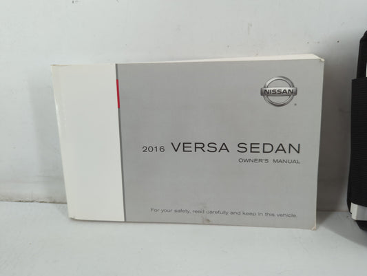 2016 Nissan Versa Owners Manual Book Guide P/N:OM16EM 0N17U1 OEM Used Auto Parts