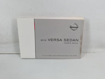 compare product 2016 Nissan Versa Owners Manual Book Guide P/N:OM16EA 0N17U0 OEM Used Auto Parts
