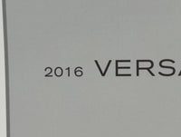 2016 Nissan Versa Owners Manual Book Guide P/N:OM16EA 0N17U0 OEM Used Auto Parts - Oemusedautoparts1.com