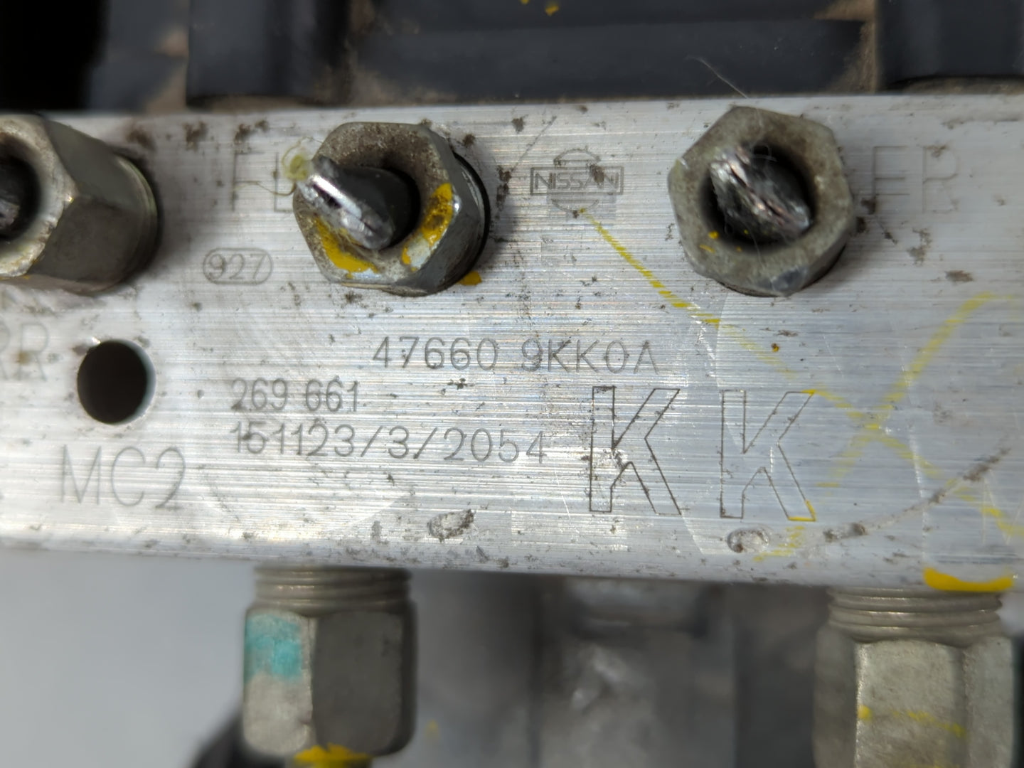 2015-2019 Nissan Versa ABS Pump Control Module Replacement P/N:47660 9KK0 0265956531 Fits Fits 2015 2016 2017 2018 2019 OEM 