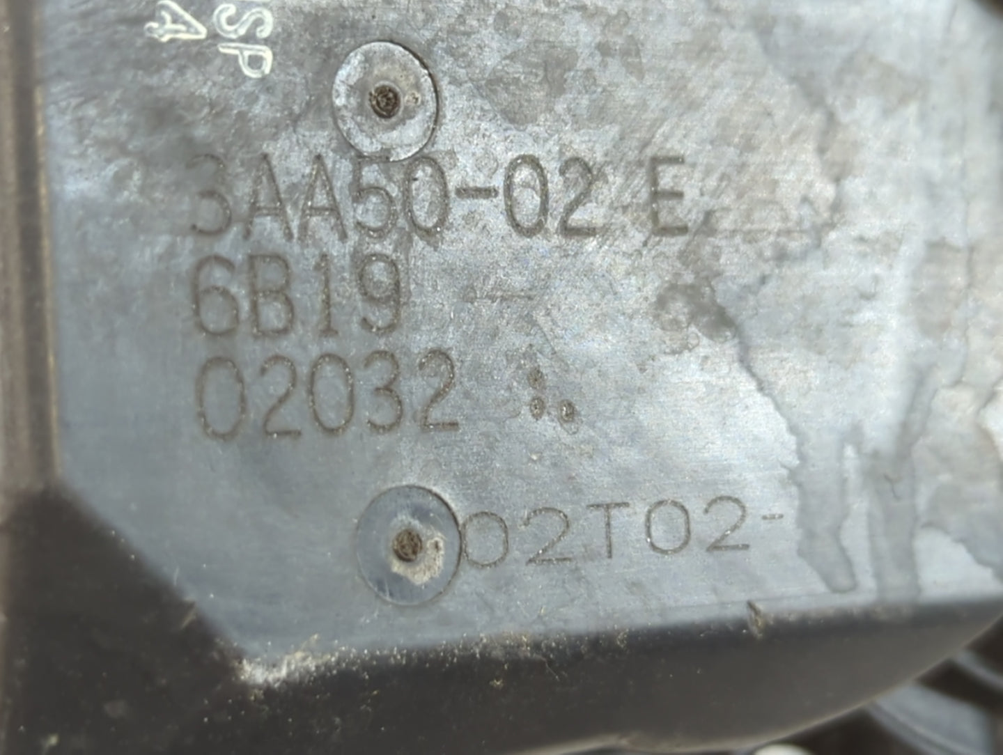 2012-2019 Nissan Versa Throttle Body P/N:3AA50-02 E Fits Fits 2012 2013 2014 2015 2016 2017 2018 2019 OEM Used Auto Parts - 
