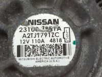 2012-2019 Nissan Versa Alternator Replacement Generator Charging Assembly Engine OEM P/N:A2TJ1791ZX 23100 3BE1A Fits OEM Use