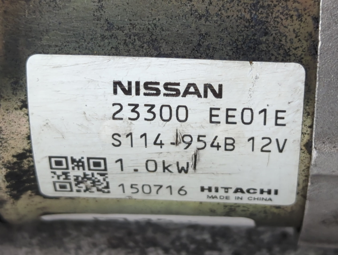 2012-2019 Nissan Versa Car Starter Motor Solenoid OEM P/N:23300 EE01E Fits Fits 2012 2013 2014 2015 2016 2017 2018 2019 OEM 
