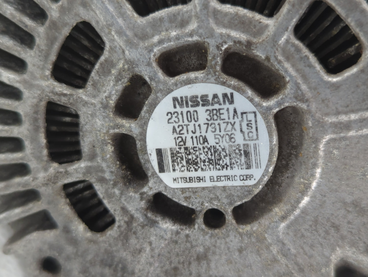 2016 Nissan Versa Note Alternator Replacement Generator Charging Assembly Engine OEM P/N:23100 3BE1A Fits OEM Used Auto Part