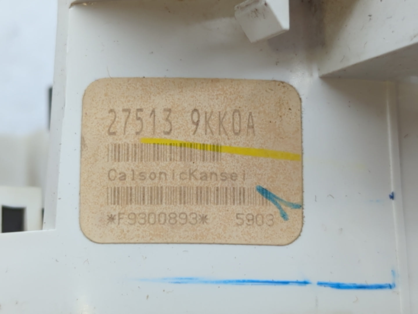 2019 Nissan Versa Note Climate Control Module Temperature AC/Heater Replacement P/N:27513 9KK0B 27513 9KZ2A Fits OEM Used Au