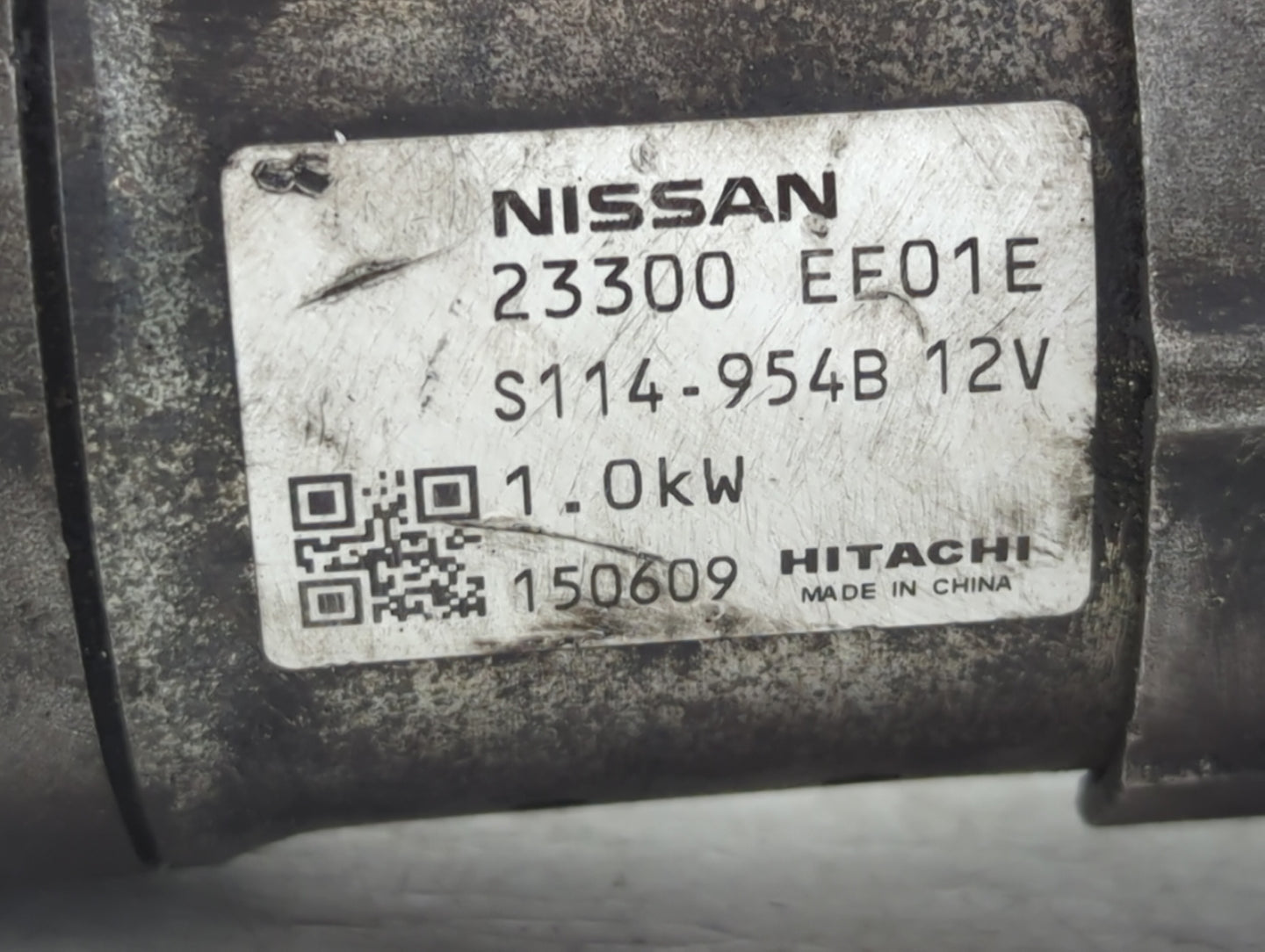 2014 Nissan Versa Note Car Starter Motor Solenoid OEM P/N:23300 EE01E Fits Fits 2012 2013 2015 2016 2017 2018 2019 OEM Used 