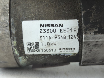 2014 Nissan Versa Note Car Starter Motor Solenoid OEM P/N:23300 EE01E Fits Fits 2012 2013 2015 2016 2017 2018 2019 OEM Used Auto Parts