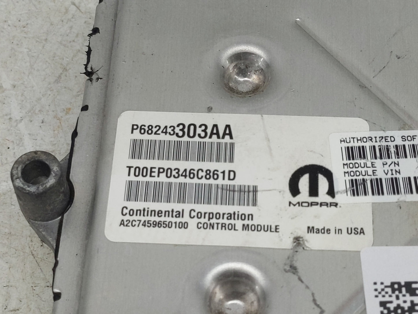 2016 Ram 1500 PCM Engine Control Computer ECU ECM PCU OEM P/N:P68243303AA P68265829AD, A2C7459650100, A2C73312900 Fits OEM U