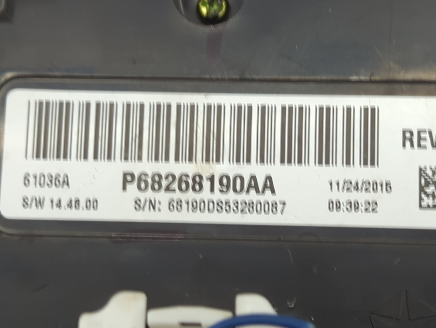 2013-2022 Ram 1500 Climate Control Module Temperature AC/Heater Replacement P/N:P68268190AA Fits OEM Used Auto Parts - Oemus