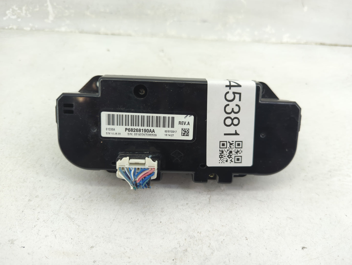 2013-2022 Ram 1500 Climate Control Module Temperature AC/Heater Replacement P/N:P68268190AA Fits OEM Used Auto Parts - Oemus