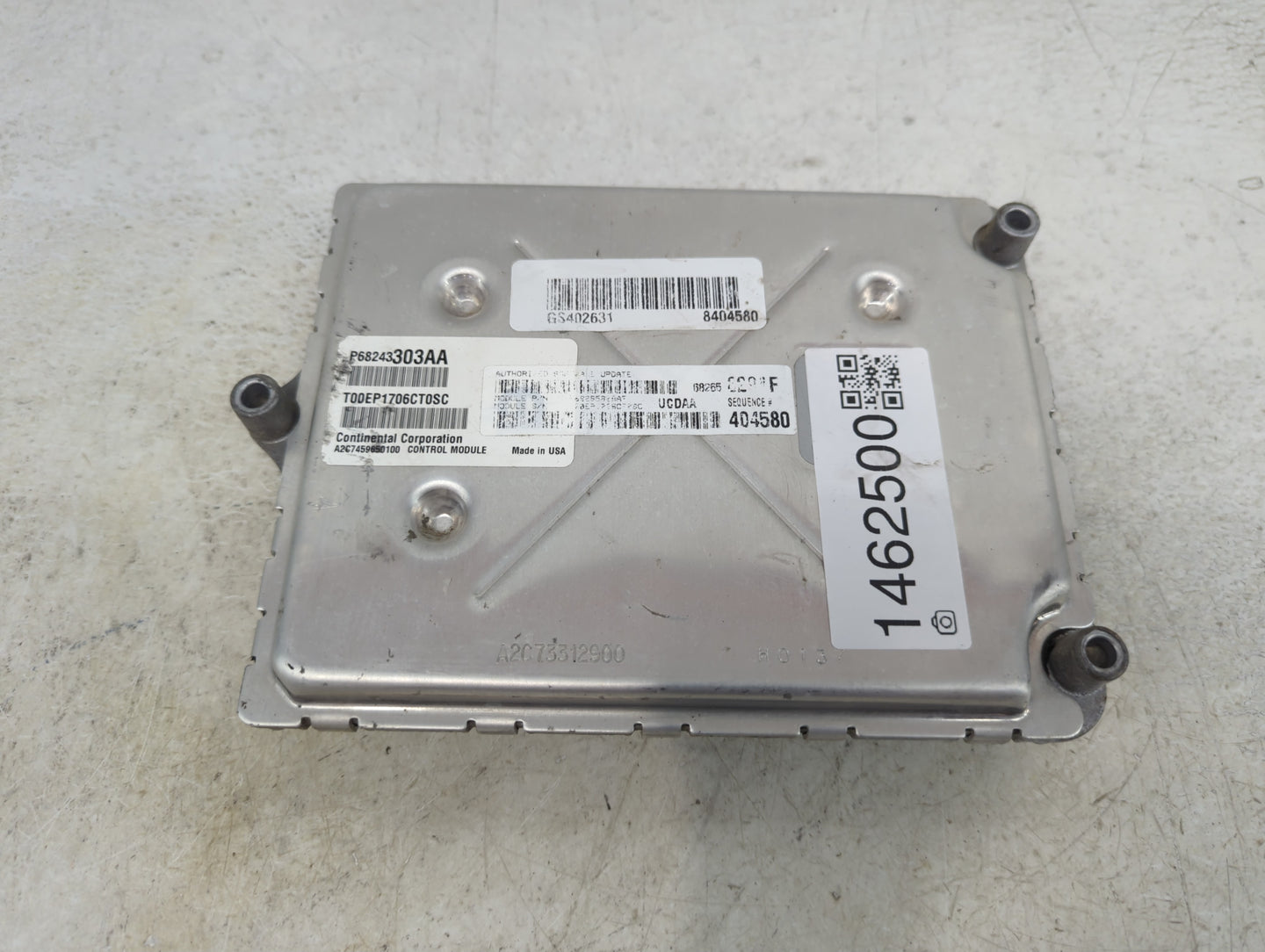 2016-2020 Ram 1500 PCM Engine Control Computer ECU ECM PCU OEM P/N:P68243303AA T00EP1706CT0SC Fits Fits 2016 2017 2018 2019 