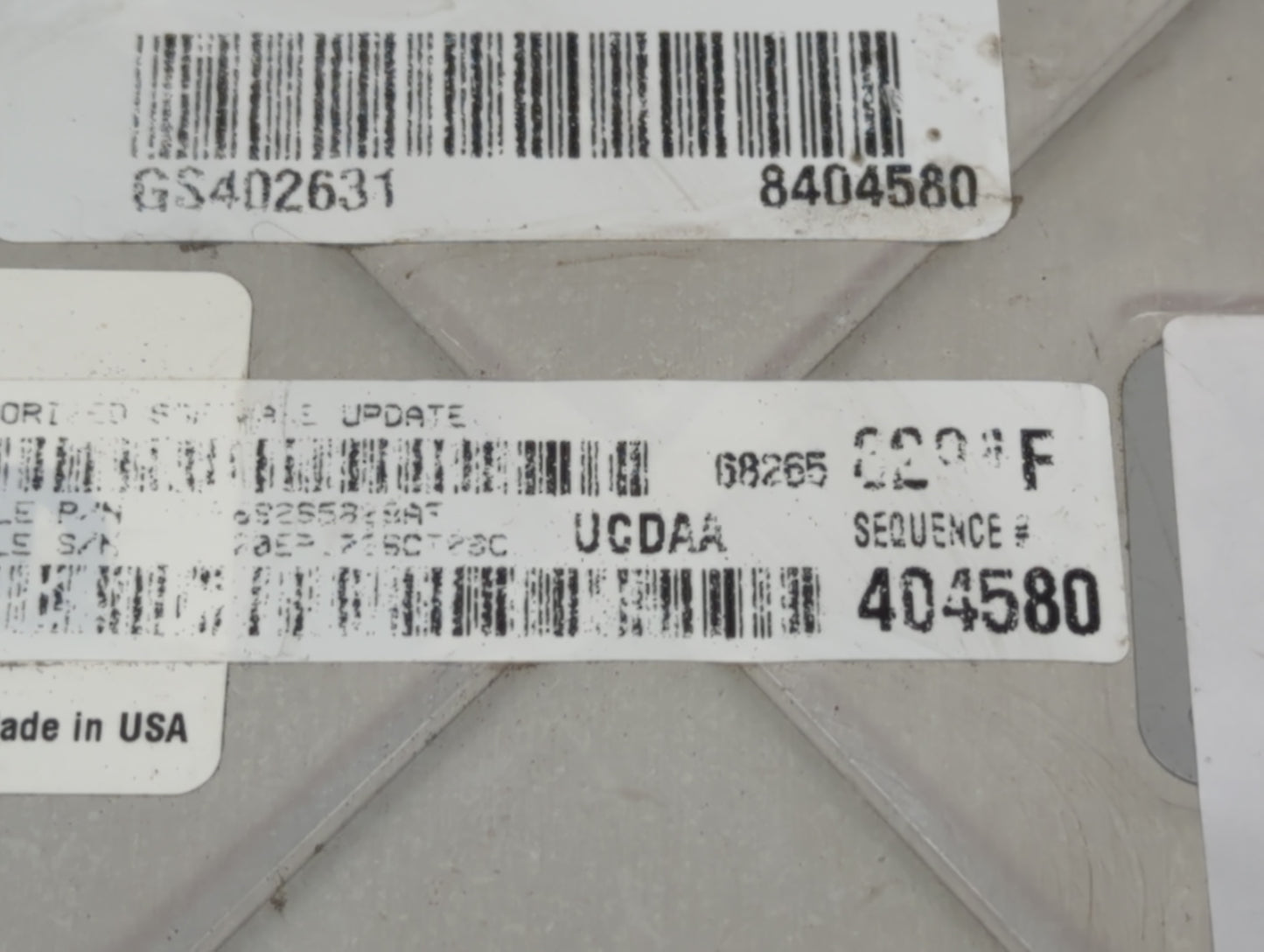 2016-2020 Ram 1500 PCM Engine Control Computer ECU ECM PCU OEM P/N:P68243303AA T00EP1706CT0SC Fits Fits 2016 2017 2018 2019 