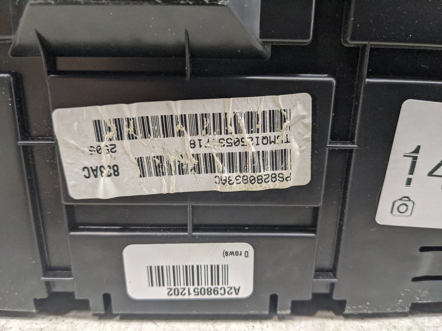 2016 Ram 1500 Instrument Cluster Speedometer Gauges P/N:P68265380AC A2C80931800, A2C98051202 Miles:180K Fits OEM Used Auto P