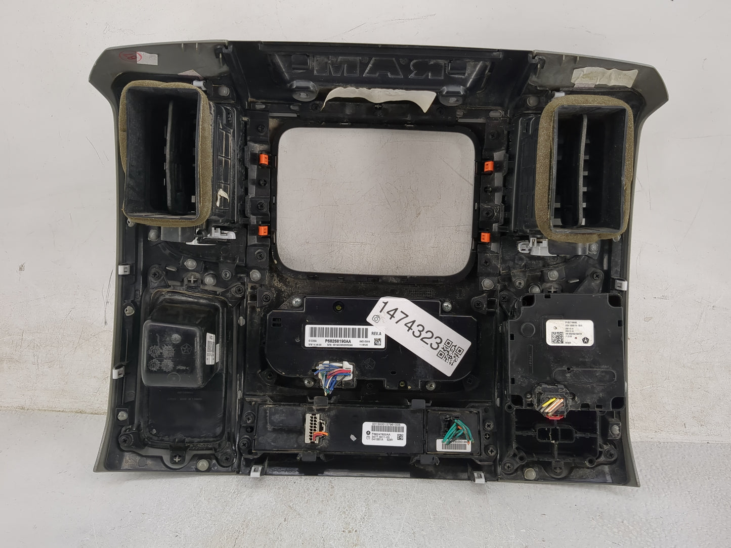 2016 Ram 1500 Climate Control Module Temperature AC/Heater Replacement P/N:P68268190AA Fits OEM Used Auto Parts - Oemusedaut