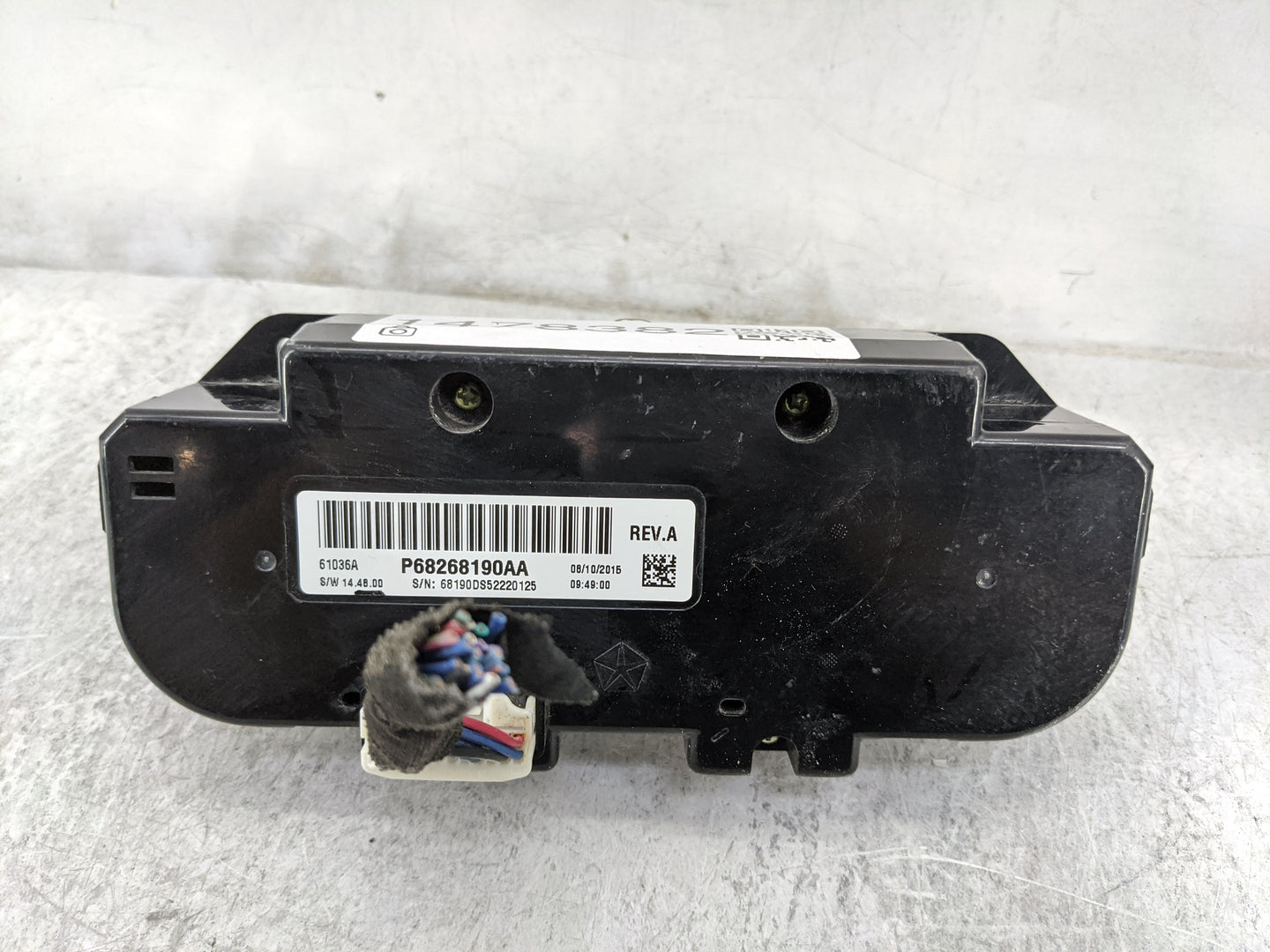 2013-2022 Ram 1500 Climate Control Module Temperature AC/Heater Replacement P/N:P68268190AA 68190DS52220125 Fits OEM Used Au