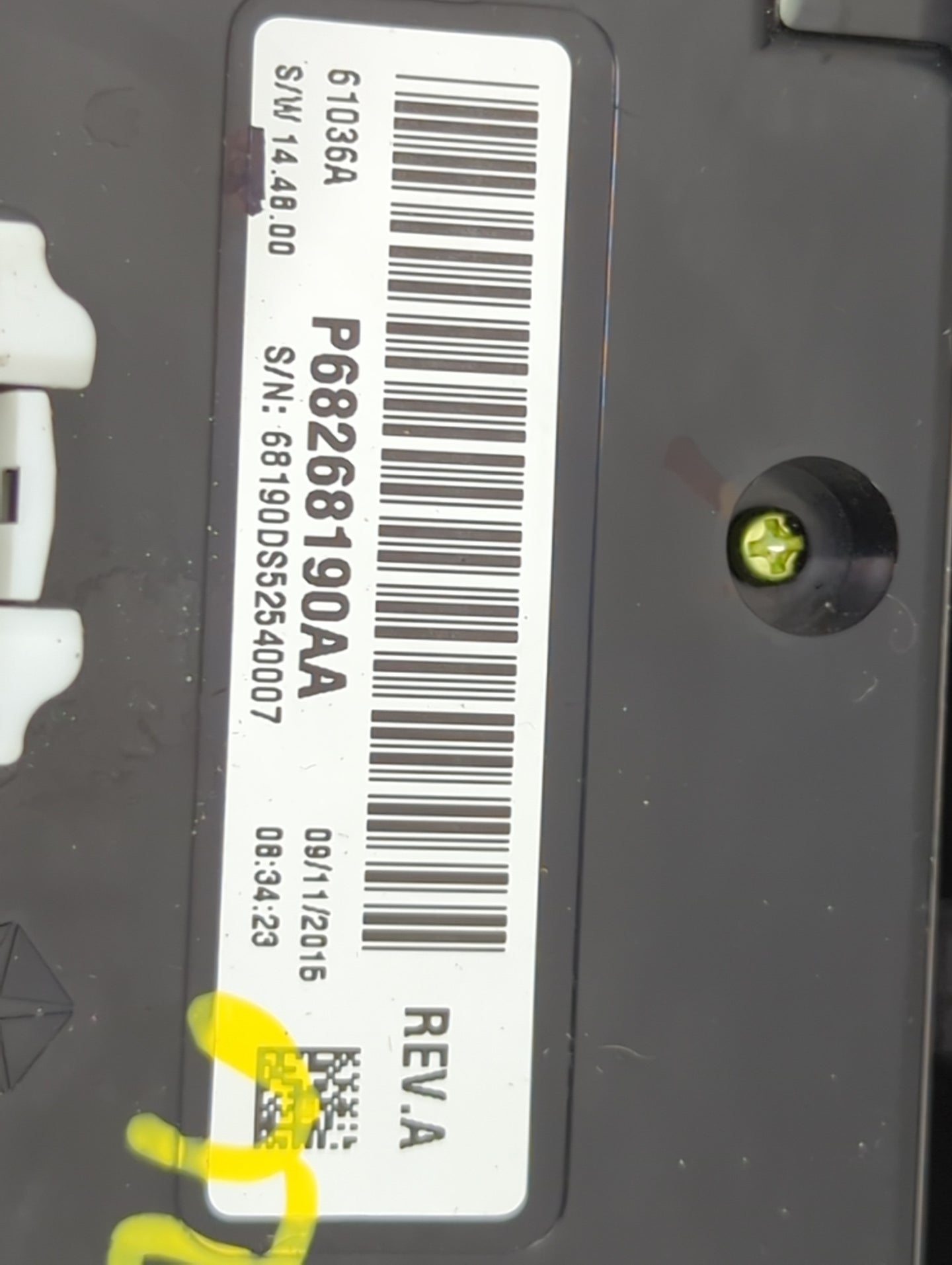 2013-2022 Ram 1500 Climate Control Module Temperature AC/Heater Replacement P/N:P68268190AA 68190DS52540007 Fits OEM Used Au