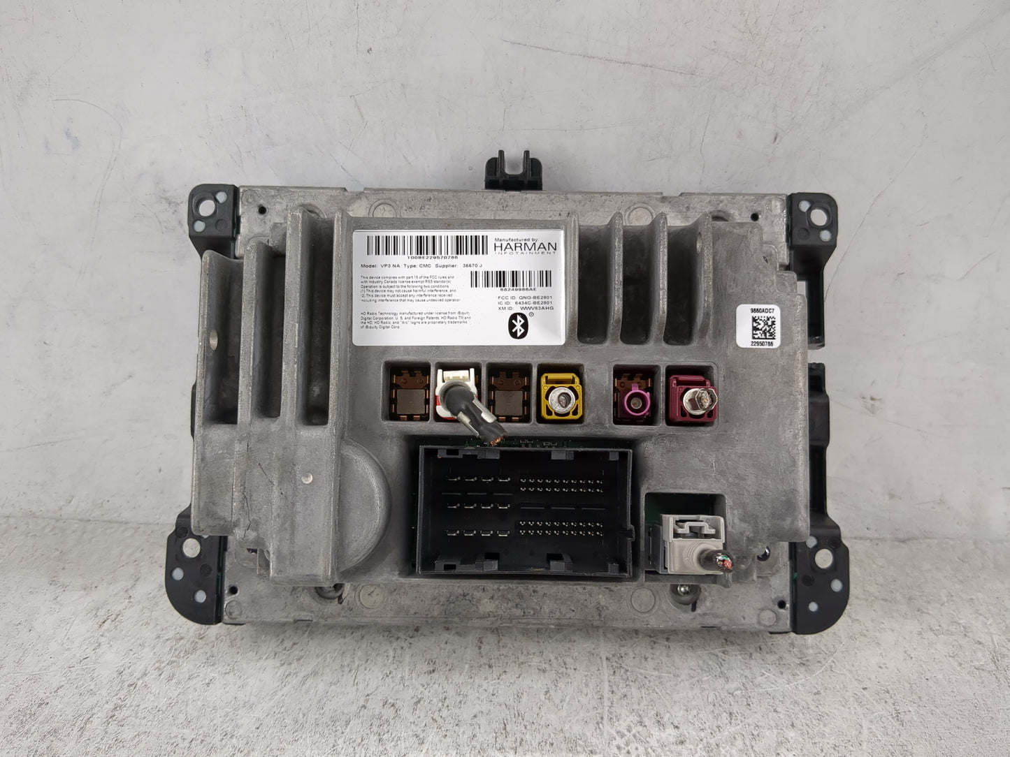 2016 Ram 1500 Radio AM FM Cd Player Receiver Replacement P/N:VP3 NA 68249986AE, QNG-BE2801, 6434C-BE2801, T00BE229570786 Fit
