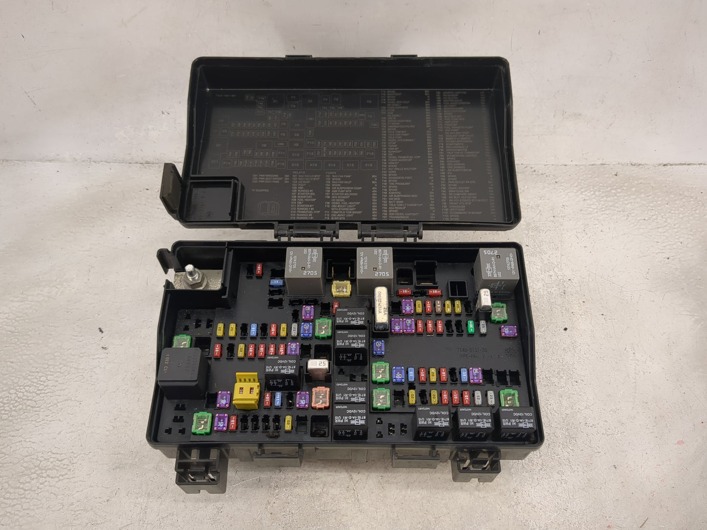 2016 Ram 1500 Fusebox Fuse Box Panel Relay Module P/N:7140-1980-30 7140-5131-30 Fits OEM Used Auto Parts - Oemusedautoparts1