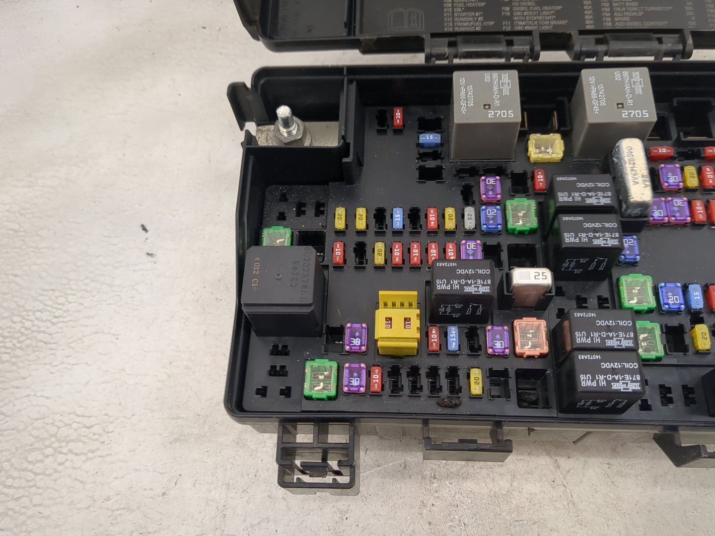 2016 Ram 1500 Fusebox Fuse Box Panel Relay Module P/N:7140-1980-30 7140-5131-30 Fits OEM Used Auto Parts - Oemusedautoparts1