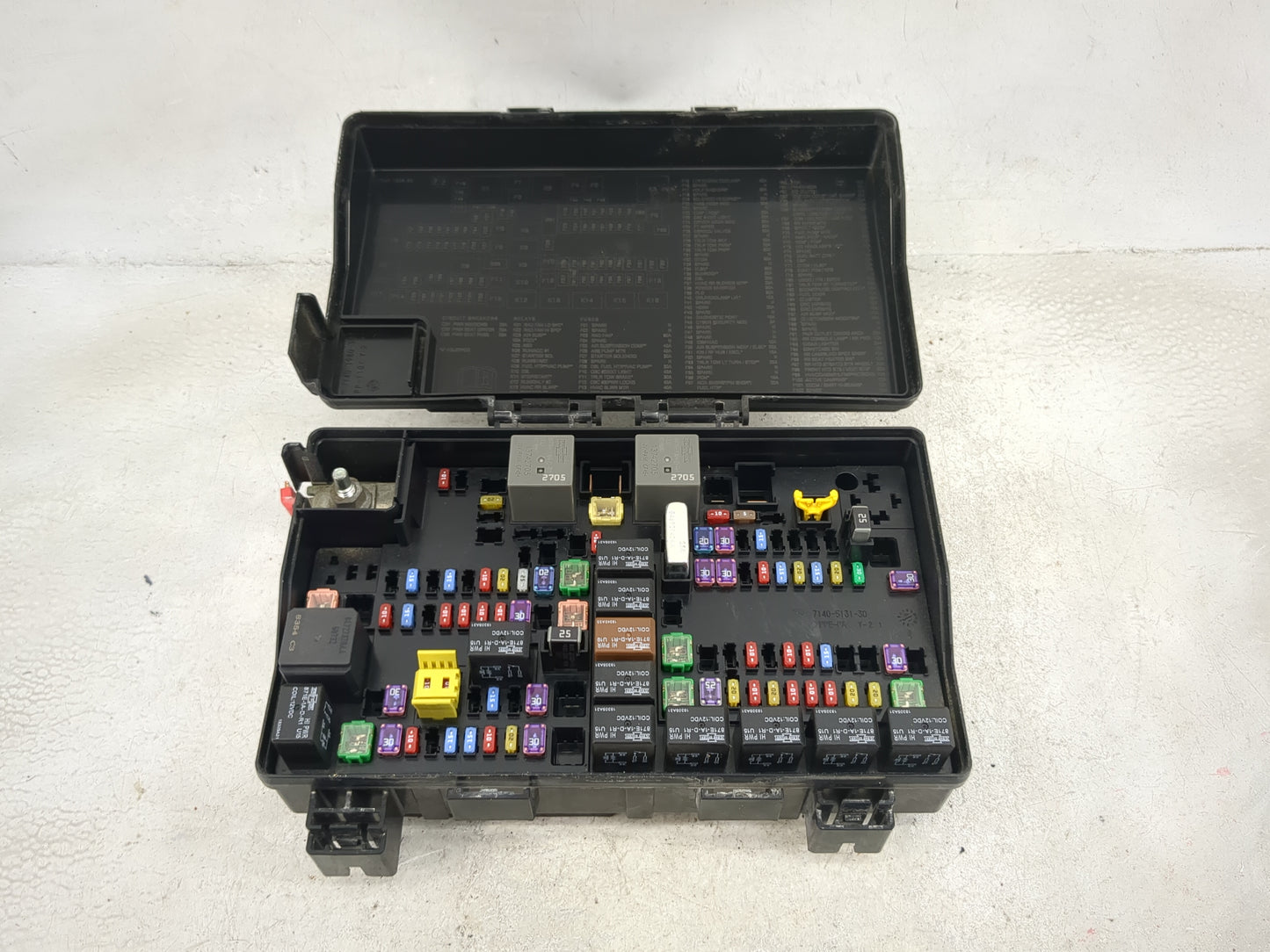 2016 Ram 1500 Fusebox Fuse Box Panel Relay Module P/N:7140-1980-30 Fits OEM Used Auto Parts - Oemusedautoparts1.com