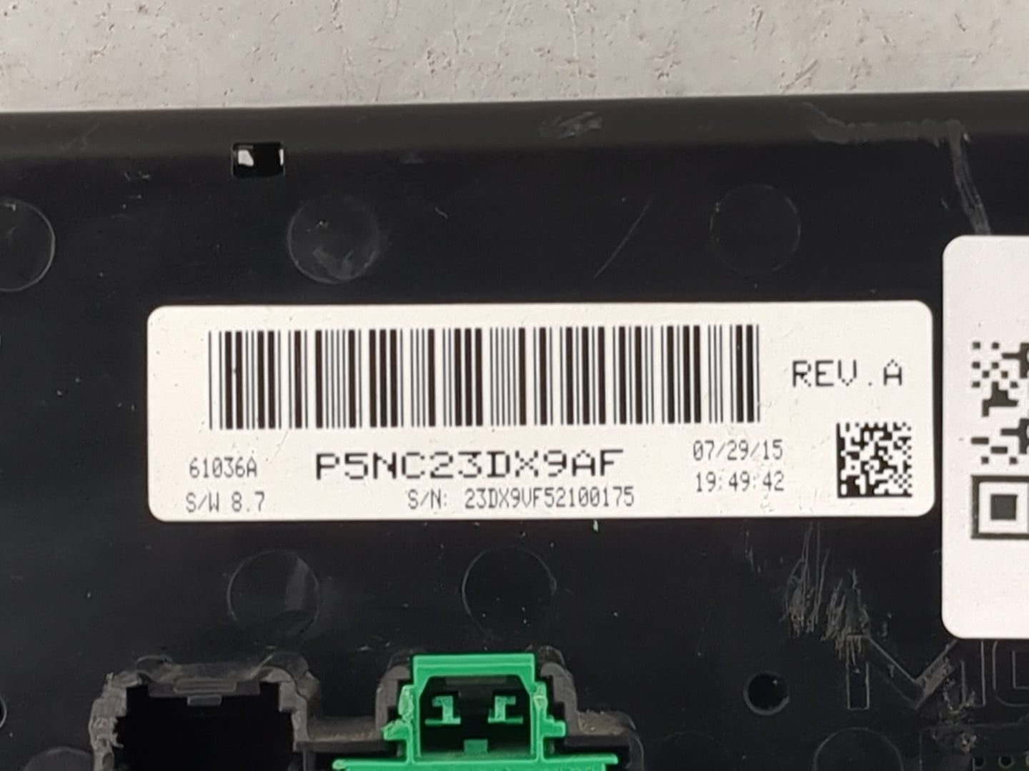2016 Ram 1500 Climate Control Module Temperature AC/Heater Replacement P/N:P5NC23DX9AF Fits Fits 2014 2015 2017 2018 OEM Use