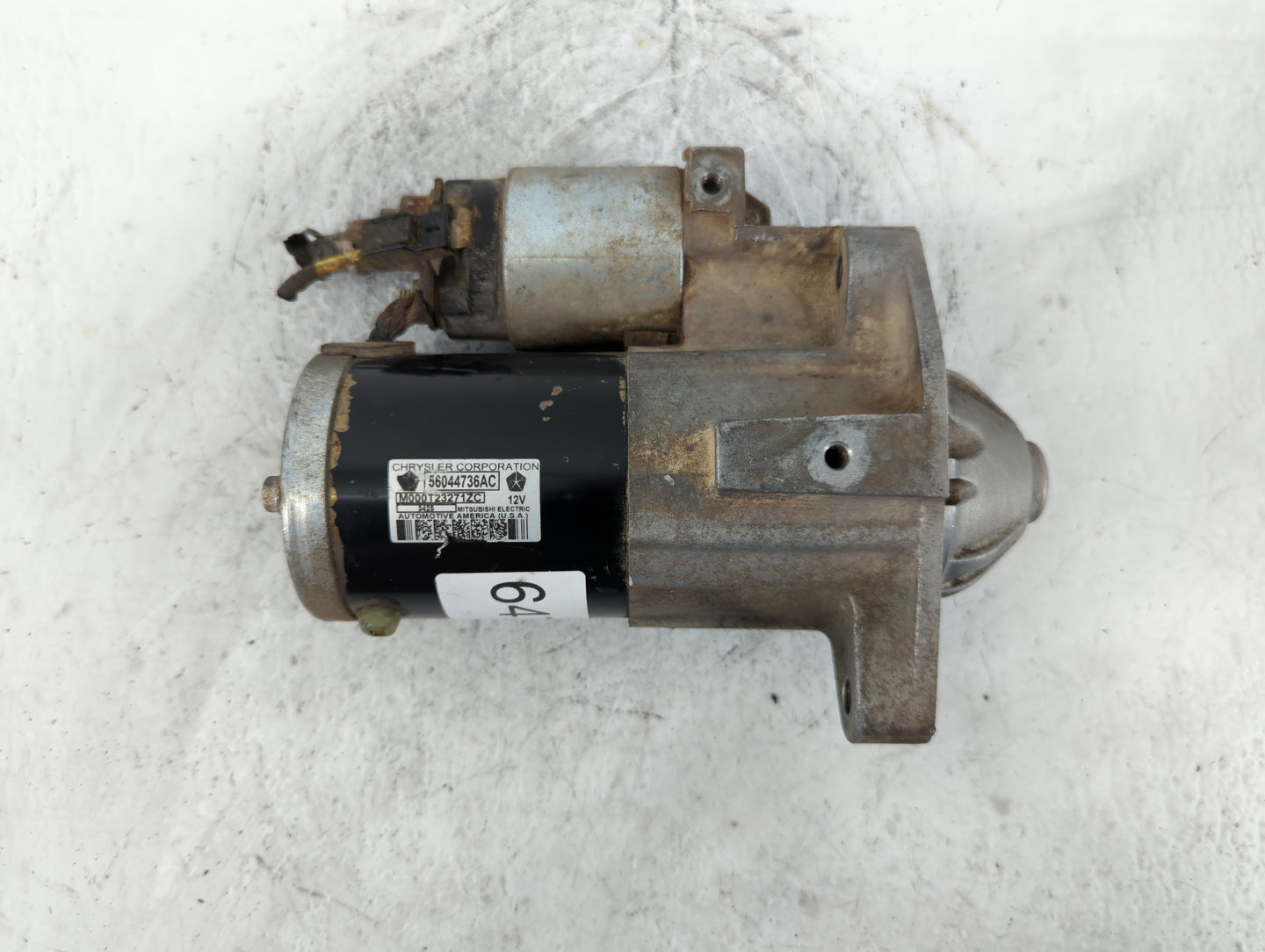 2011-2022 Ram 1500 Car Starter Motor Solenoid OEM P/N:M000T3271ZC 56044736AC Fits OEM Used Auto Parts - Oemusedautoparts1.co