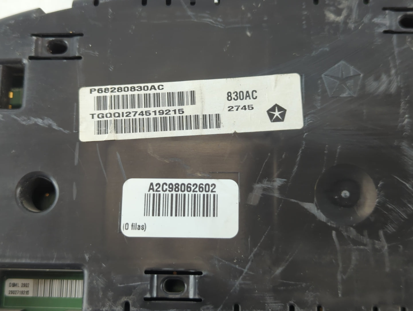2016 Ram 1500 Instrument Cluster Speedometer Gauges P/N:P68280830AC Fits OEM Used Auto Parts - Oemusedautoparts1.com