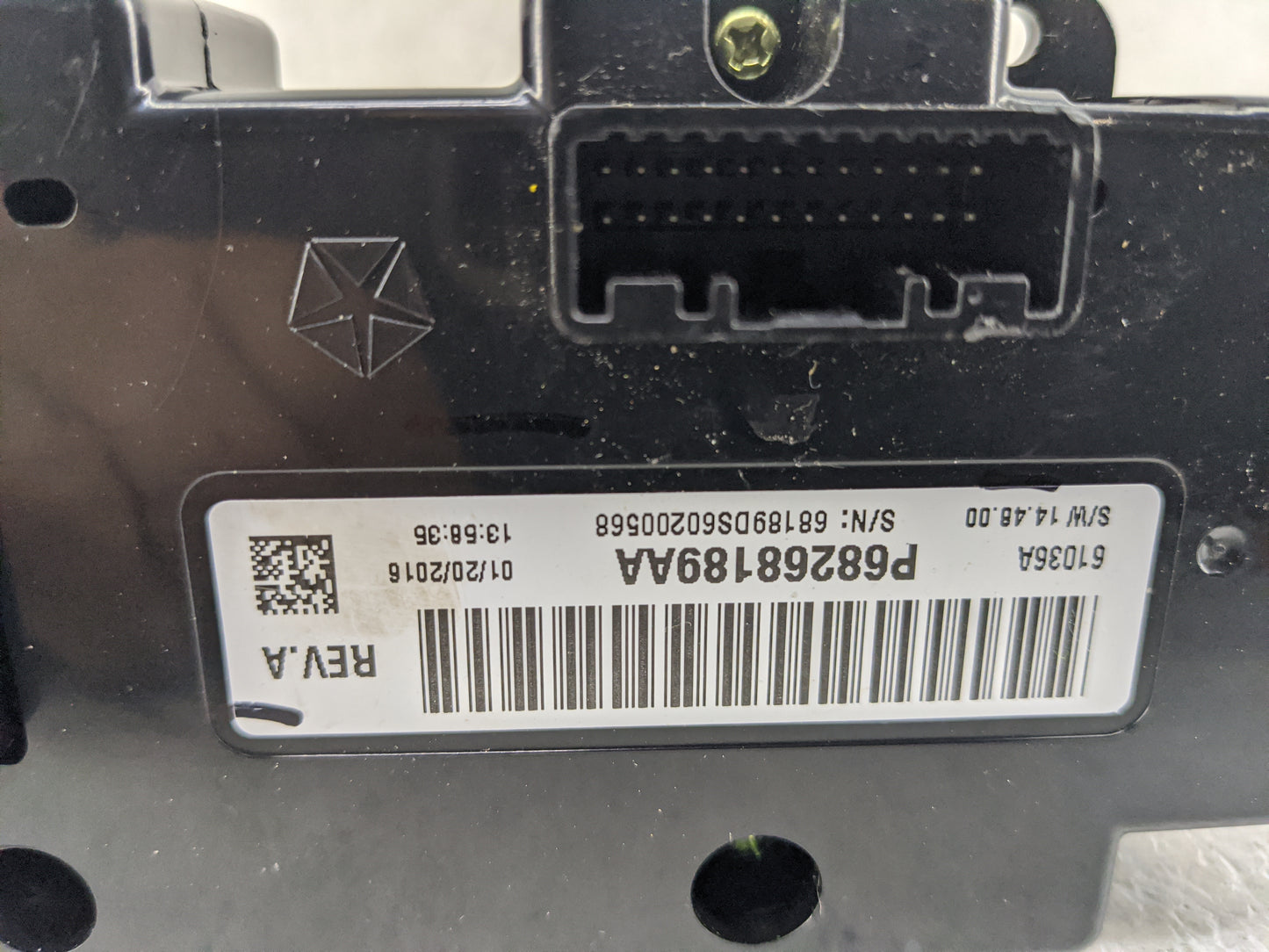 2016 Ram 3500 Climate Control Module Temperature AC/Heater Replacement P/N:P68268189AA 68189DS602200568 Fits OEM Used Auto P