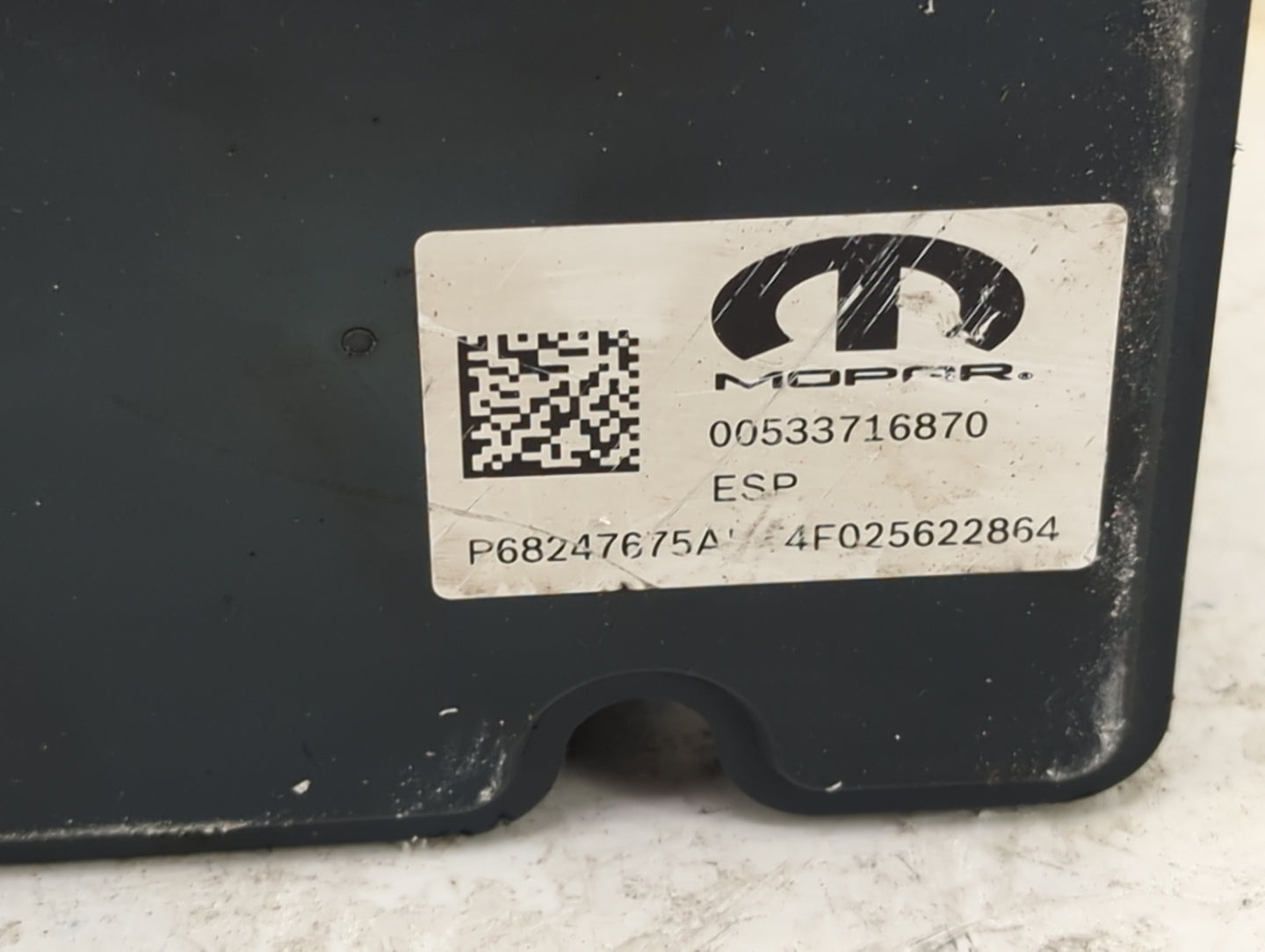 2015-2016 Ram Promaster 2500 ABS Pump Control Module Replacement P/N:00533716870 Fits Fits 2015 2016 OEM Used Auto Parts - O