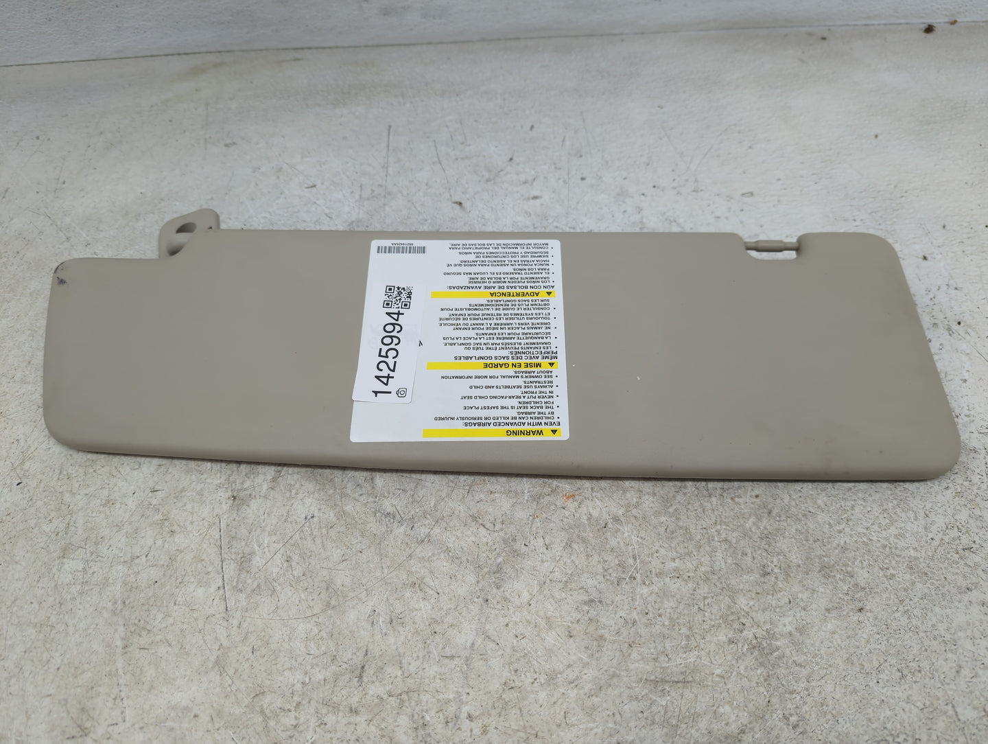 2014-2022 Ram Promaster 2500 Sun Visor Shade Replacement Passenger Right Mirror Fits OEM Used Auto Parts - Oemusedautoparts1