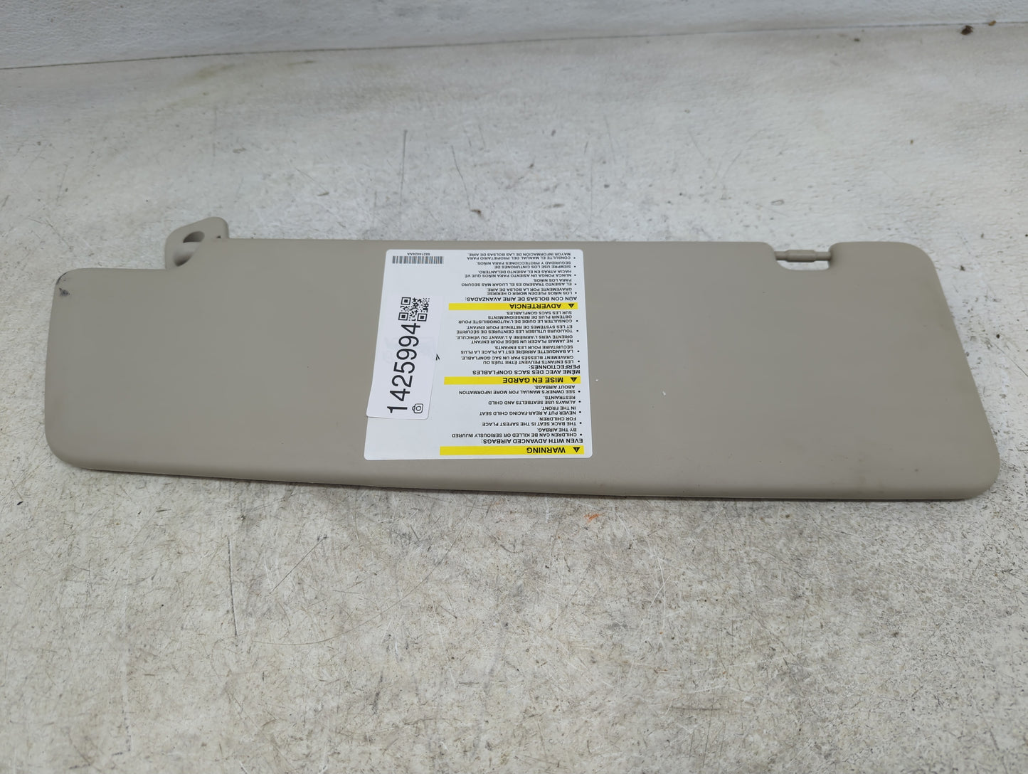 2014-2022 Ram Promaster 2500 Sun Visor Shade Replacement Passenger Right Mirror Fits OEM Used Auto Parts - Oemusedautoparts1