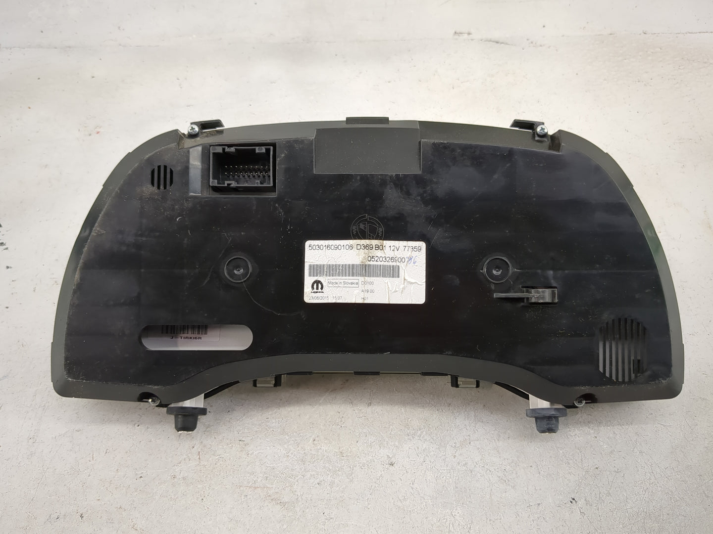 2015 Ram Promaster City Instrument Cluster Speedometer Gauges P/N:503016090106 D369B01, 0520326900 Miles: Fits OEM Used Auto