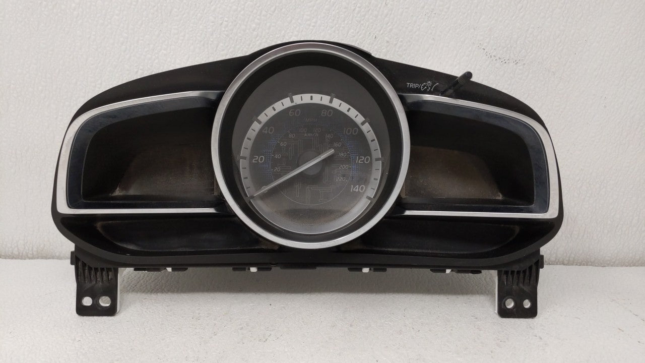 2016 Scion Ia Instrument Cluster Speedometer Gauges P/N:160216006 D472E DD1D Fits OEM Used Auto Parts - Oemusedautoparts1.co