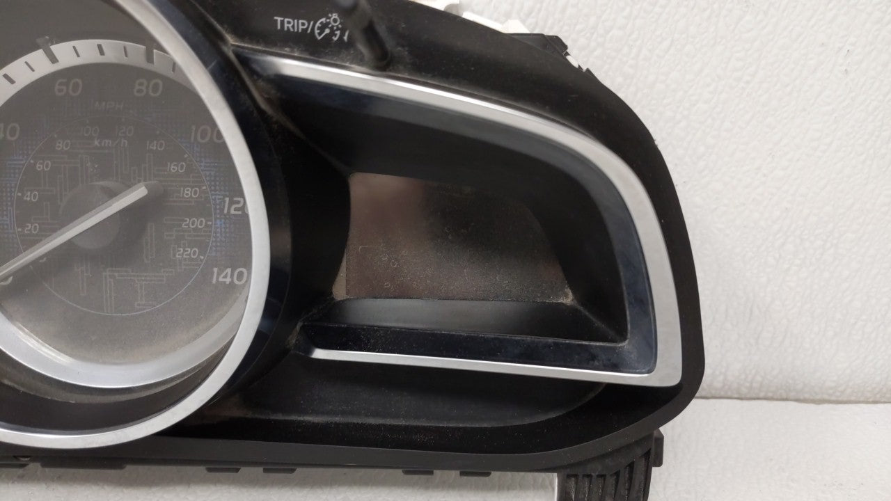 2016 Scion Ia Instrument Cluster Speedometer Gauges P/N:160216006 D472E DD1D Fits OEM Used Auto Parts - Oemusedautoparts1.co