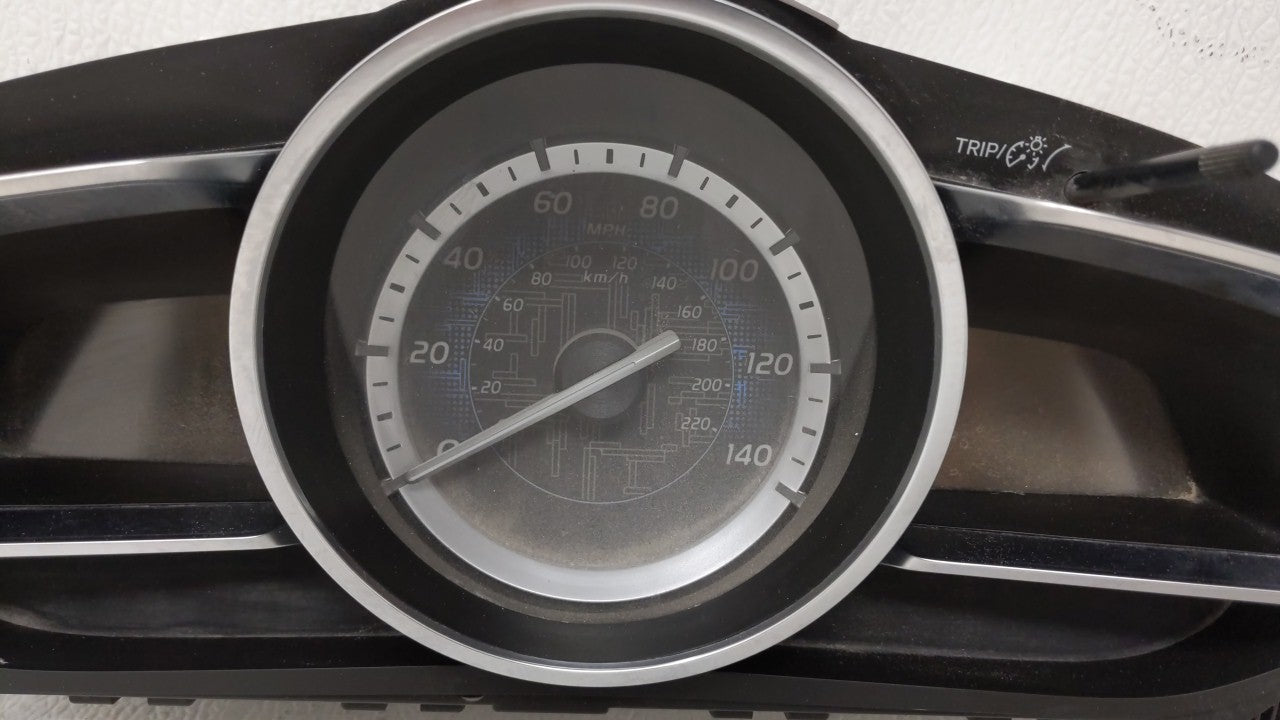 2016 Scion Ia Instrument Cluster Speedometer Gauges P/N:160216006 D472E DD1D Fits OEM Used Auto Parts - Oemusedautoparts1.co