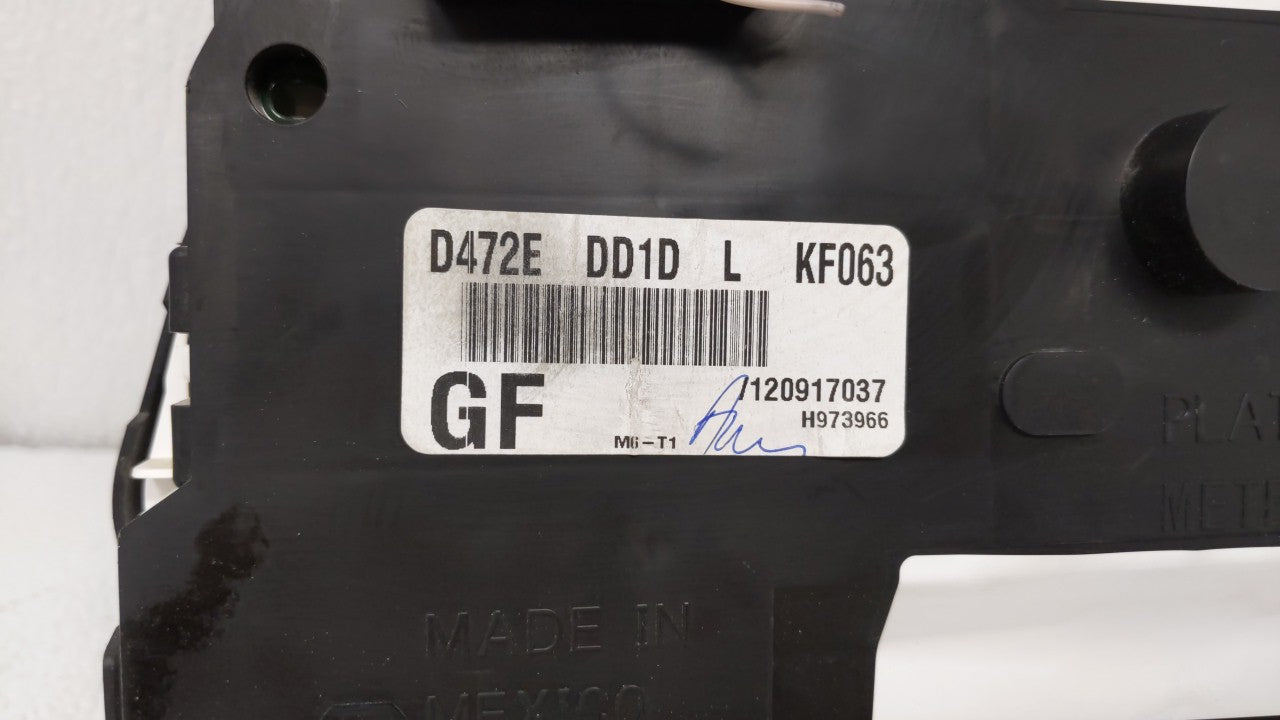 2016 Scion Ia Instrument Cluster Speedometer Gauges P/N:160216006 D472E DD1D Fits OEM Used Auto Parts - Oemusedautoparts1.co