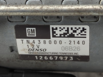 2016 Scion Ia Car Starter Motor Solenoid OEM P/N:12667973 TN438000-2140 Fits Fits 2017 2018 2019 2020 OEM Used Auto Parts