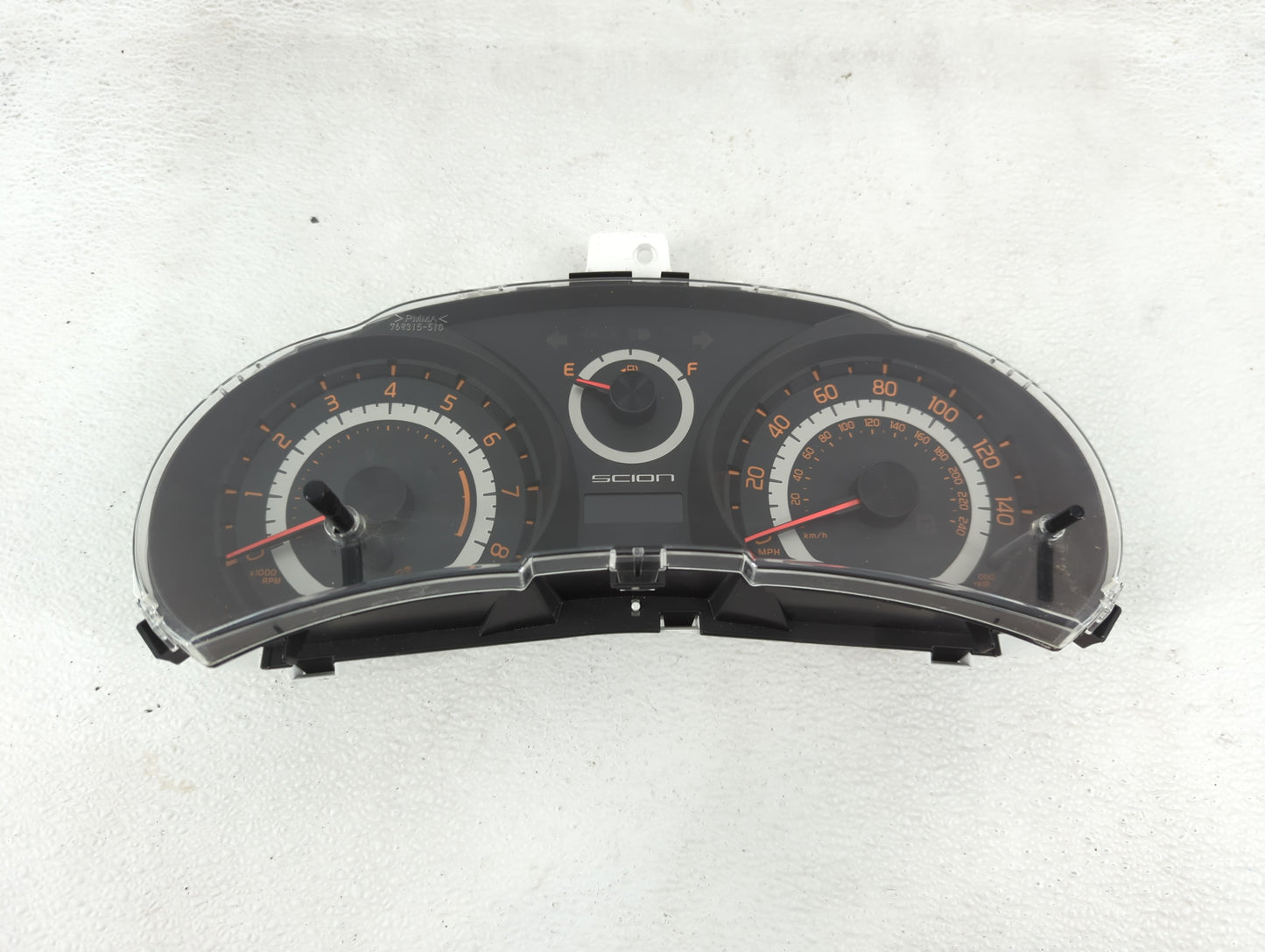 2014-2016 Scion Tc Instrument Cluster Speedometer Gauges P/N:769166-910 Fits Fits 2014 2015 2016 OEM Used Auto Parts - Oemus