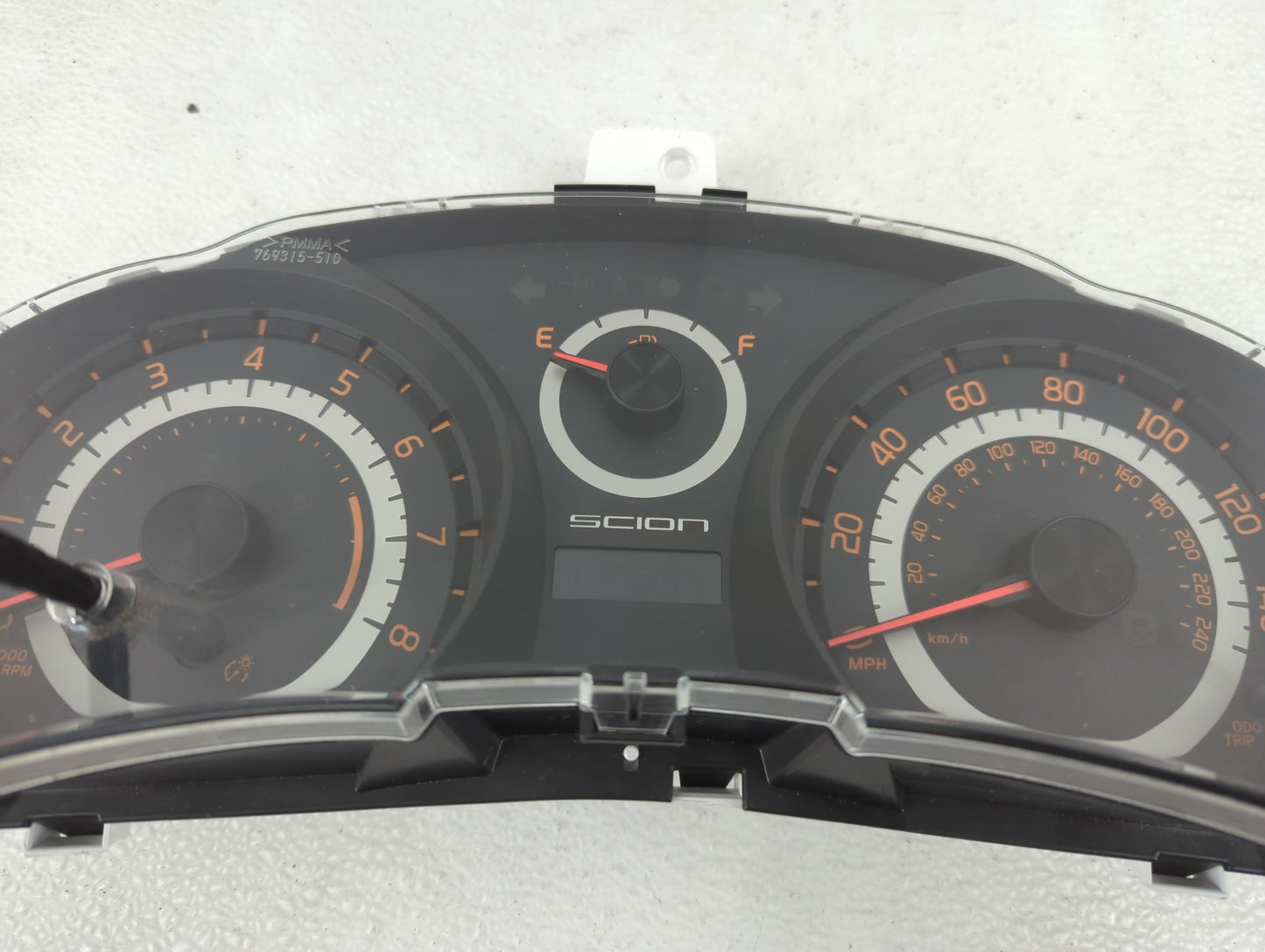 2014-2016 Scion Tc Instrument Cluster Speedometer Gauges P/N:769166-910 Fits Fits 2014 2015 2016 OEM Used Auto Parts - Oemus