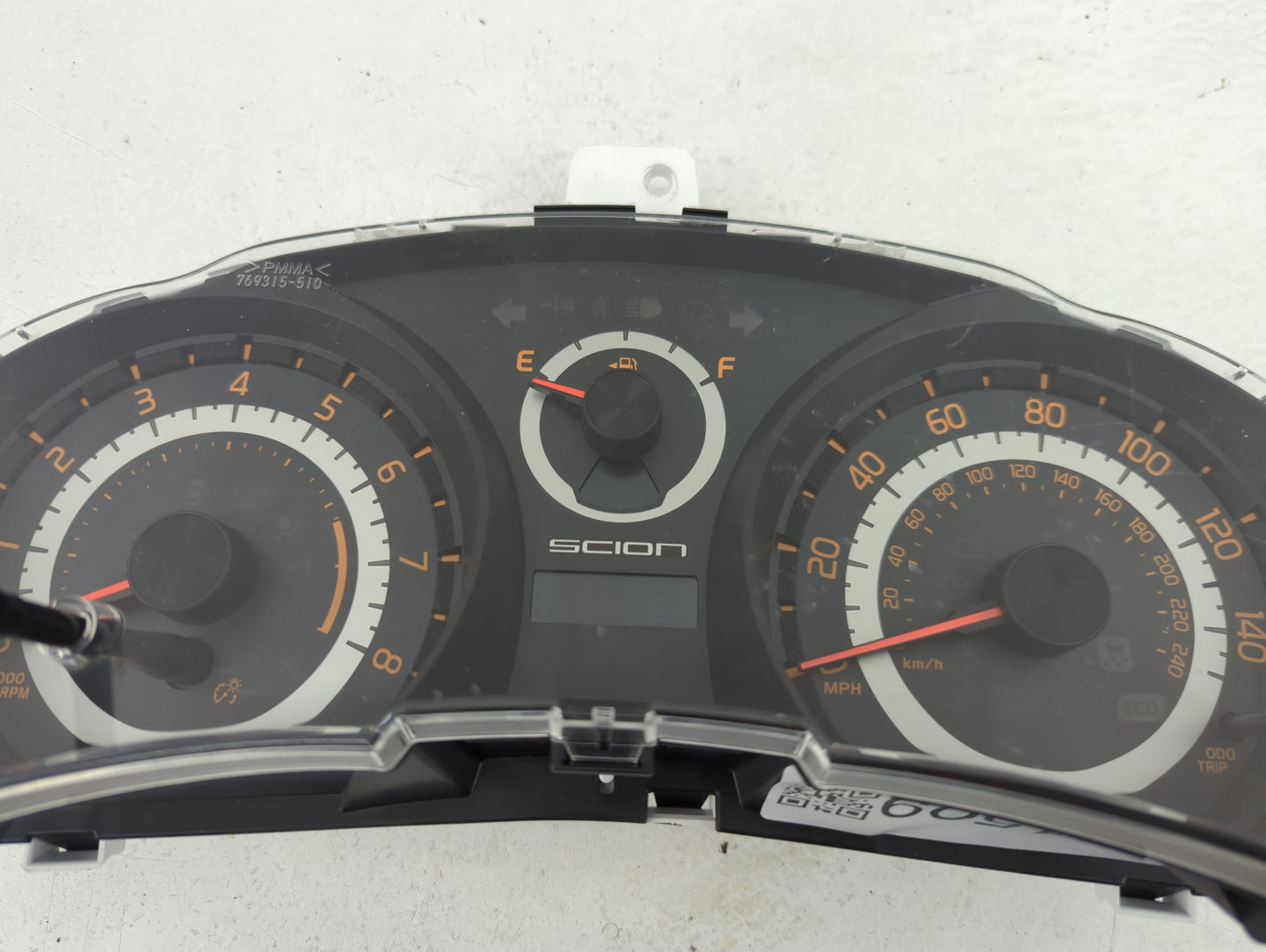 2014-2016 Scion Tc Instrument Cluster Speedometer Gauges P/N:83800-21500 Fits Fits 2014 2015 2016 OEM Used Auto Parts - Oemu