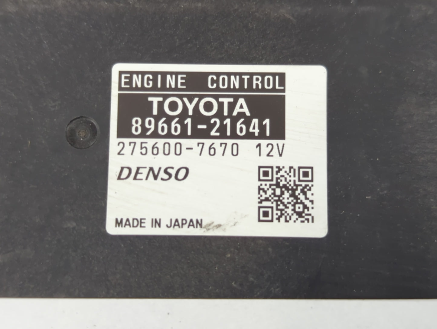 2015-2016 Scion Tc PCM Engine Control Computer ECU ECM PCU OEM P/N:89661-21641 Fits Fits 2015 2016 OEM Used Auto Parts - Oem