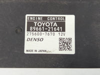 2015-2016 Scion Tc PCM Engine Control Computer ECU ECM PCU OEM P/N:89661-21641 Fits Fits 2015 2016 OEM Used Auto Parts - Oem