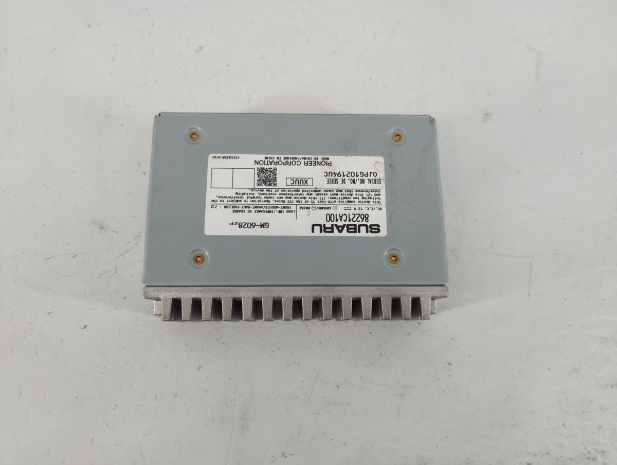 2016 Subaru Brz Radio AM FM Cd Player Receiver Replacement P/N:86221CA100 Fits Fits 2013 2014 2015 OEM Used Auto Parts - Oem