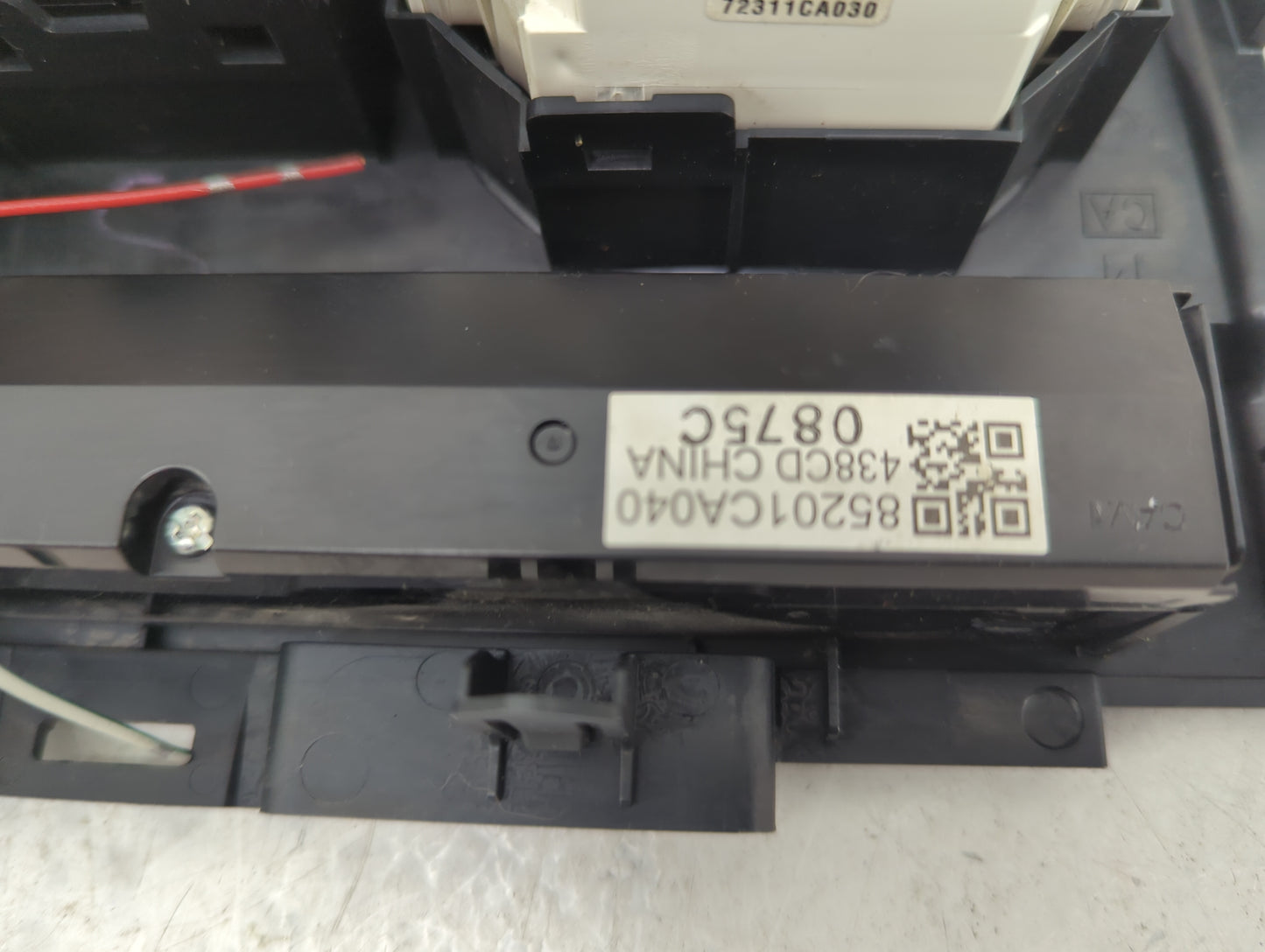 2016 Subaru Brz Climate Control Module Temperature AC/Heater Replacement P/N:85201CA040 72311CA030 Fits OEM Used Auto Parts 