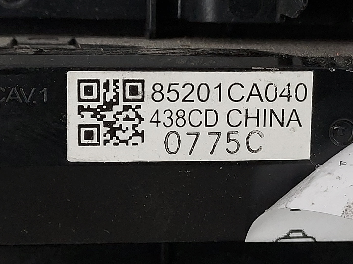 2016 Subaru Brz Climate Control Module Temperature AC/Heater Replacement P/N:85201CA040 Fits OEM Used Auto Parts - Oemusedau