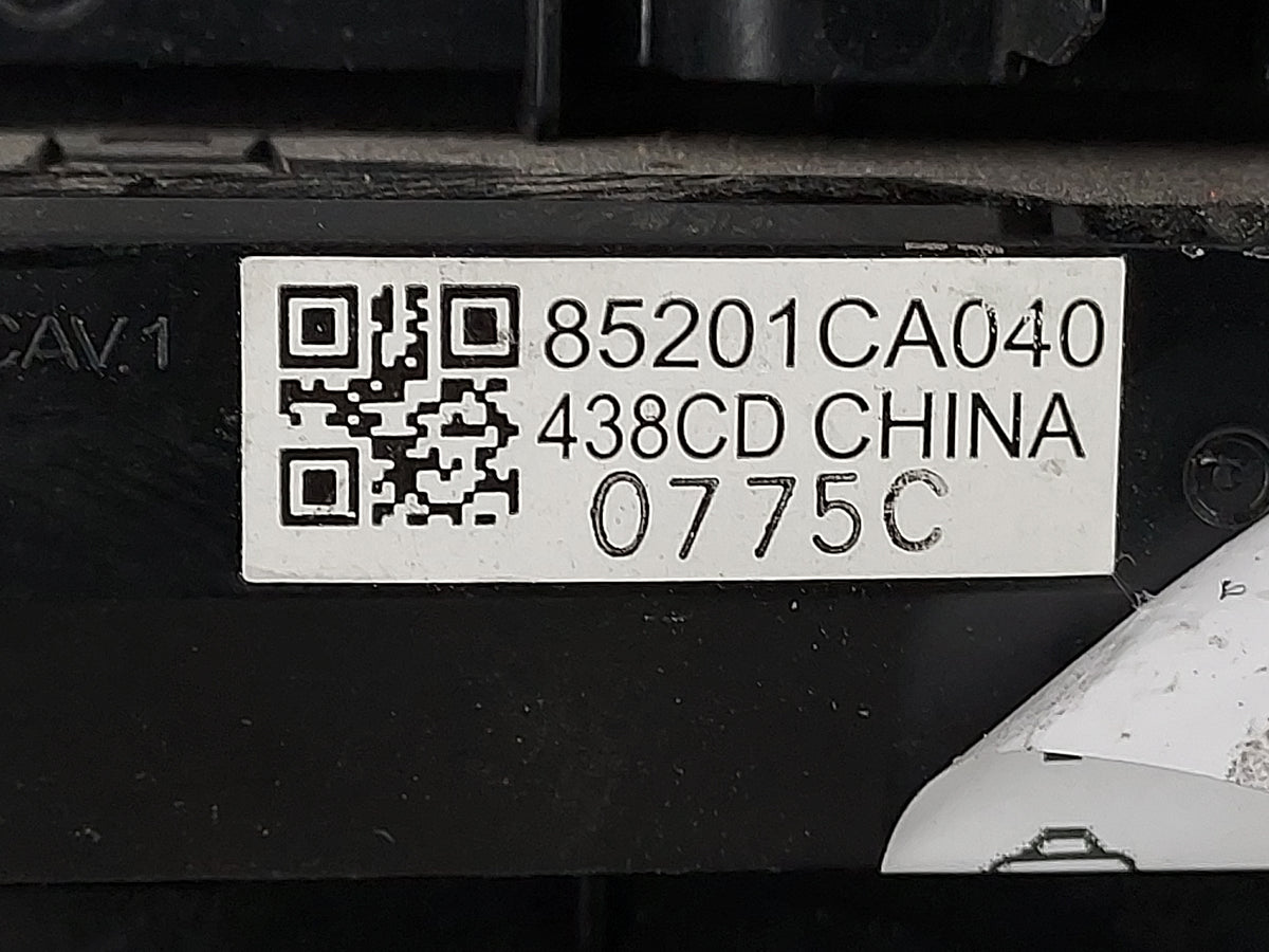 2016 Subaru Brz Climate Control Module Temperature AC/Heater Replacement P/N:85201CA040 Fits OEM Used Auto Parts - Oemusedau