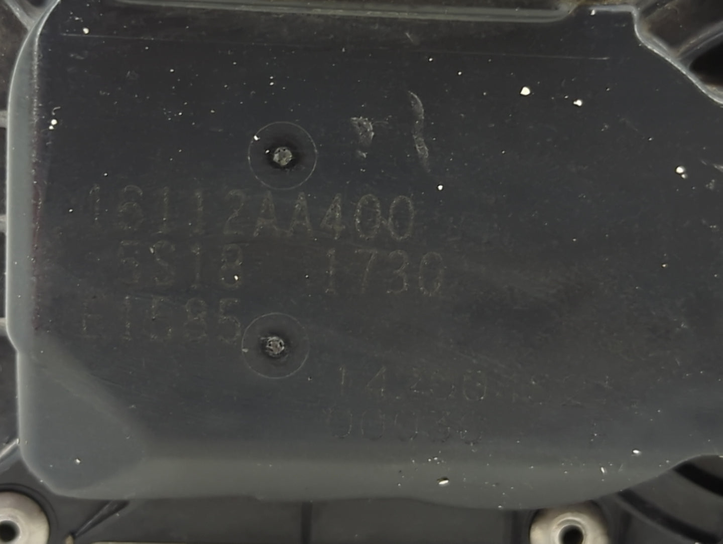 2016 Subaru Brz Throttle Body P/N:16112AA400 Fits OEM Used Auto Parts - Oemusedautoparts1.com