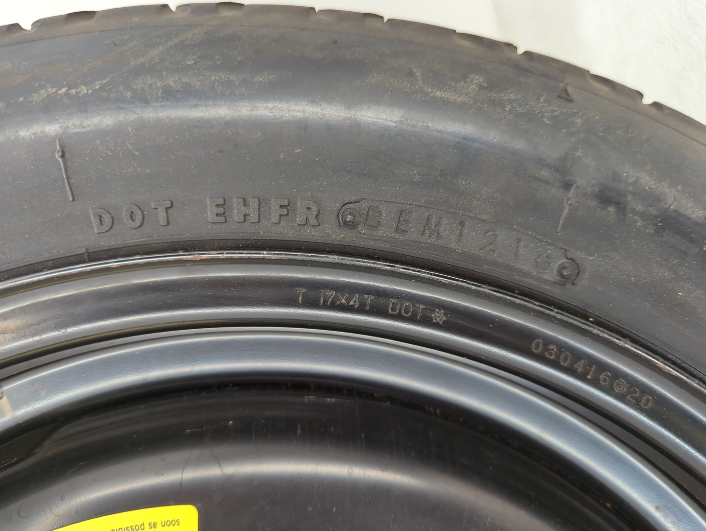 2014-2018 Subaru Forester Spare Donut Tire Wheel Rim Oem - Oemusedautoparts1.com