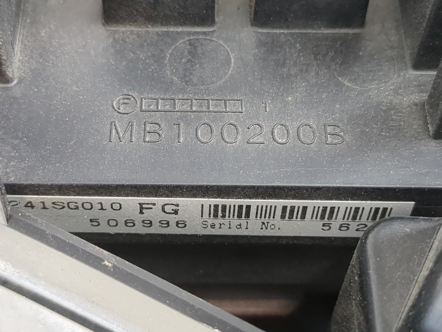 2016 Subaru Forester Fusebox Fuse Box Panel Relay Module P/N:MB100200B Fits OEM Used Auto Parts - Oemusedautoparts1.com